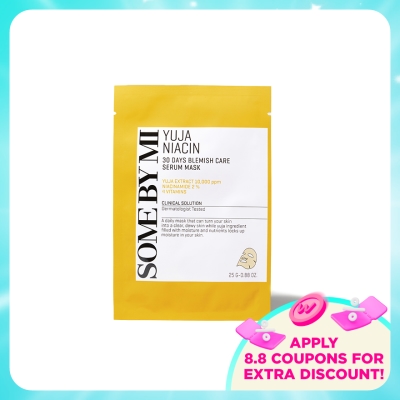 SOME BY MI - Yuja Niacin 30 days Blemish Care Serum Sheet Mask 1s