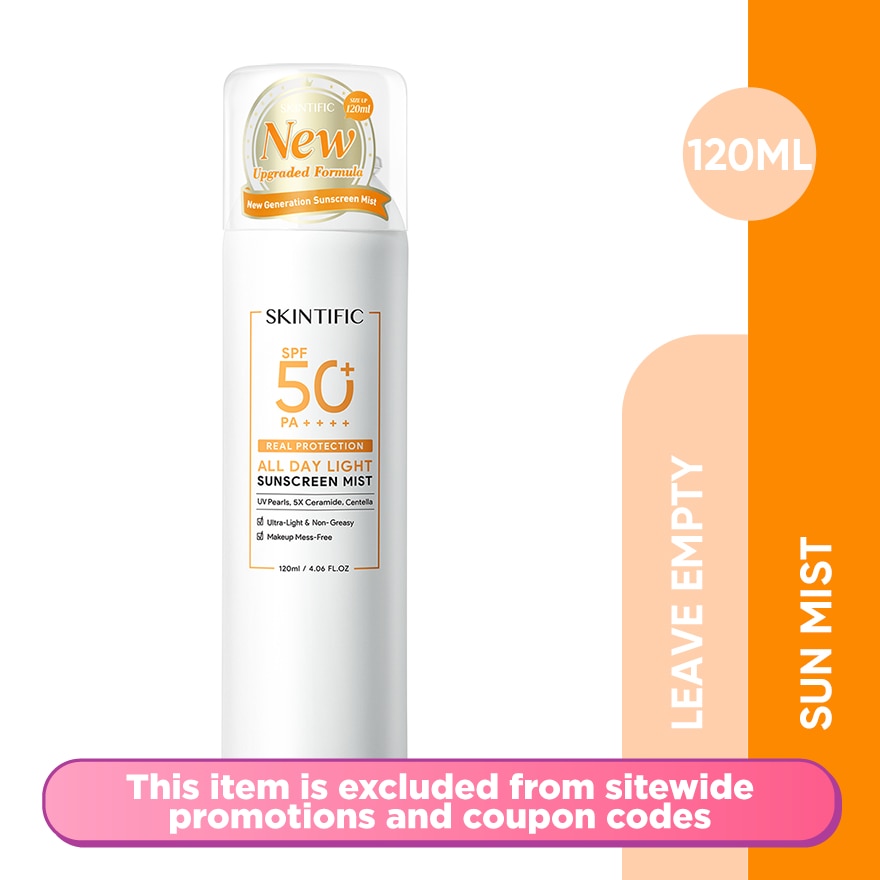 All-Day Light Sunscreen Mist SPF 50 120ml