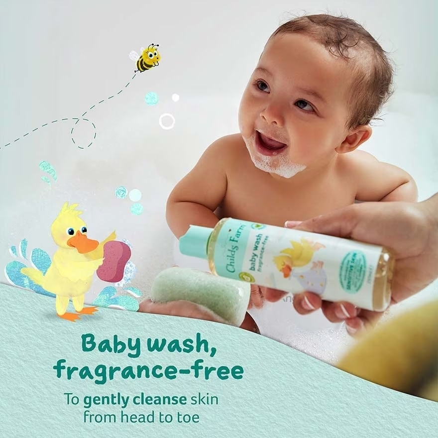 Baby Wash Fragrance Free 250ml