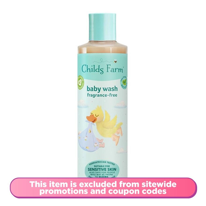 Baby Wash Fragrance Free 250ml