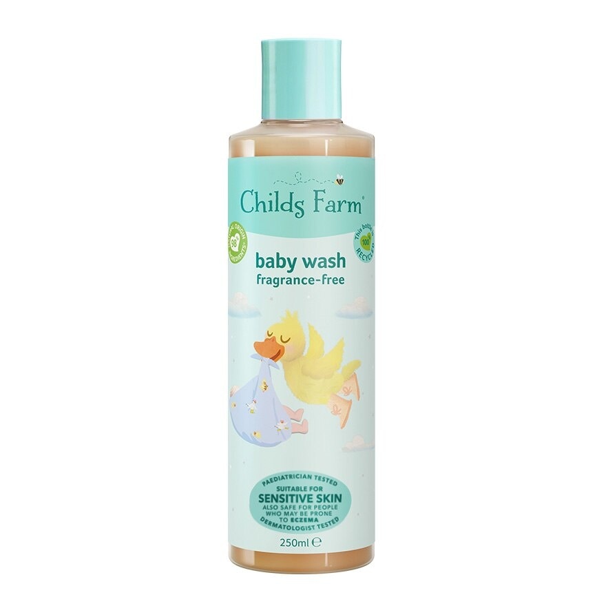 Baby Wash Fragrance Free 250ml