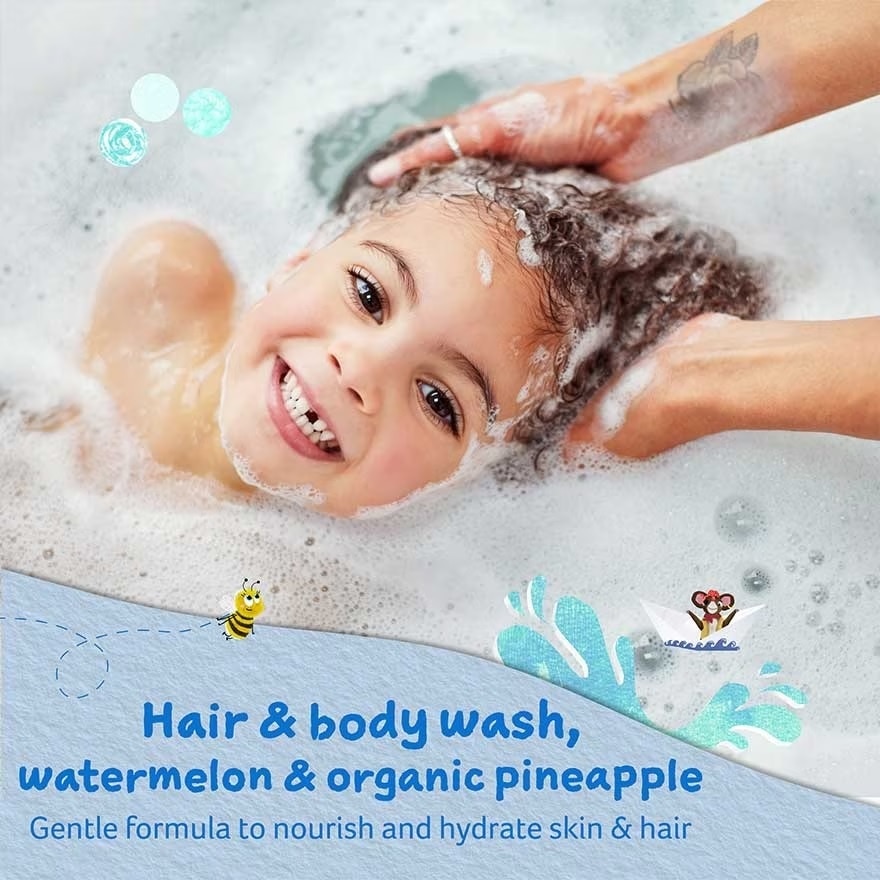 Hair & Body Wash Watermelon & Organic Pineapple 250ml