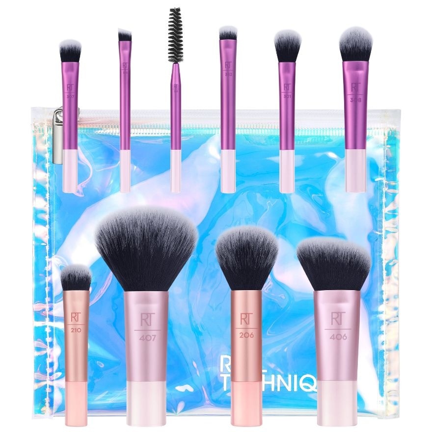 Travel Fantasy Mini Brush Set With Free Mini Makeup Bag