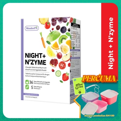 WONDERFIT - Night + Nzyme 30 Days 30 Tablets