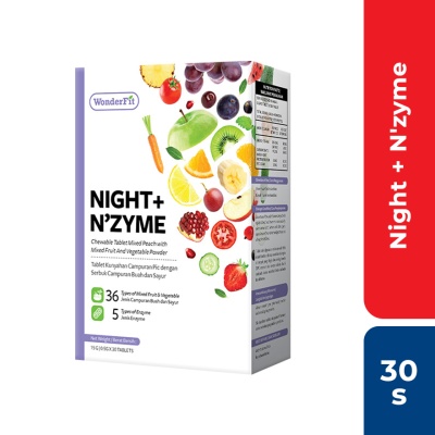 WONDERFIT - Night + Nzyme 30 Days 30 Tablets