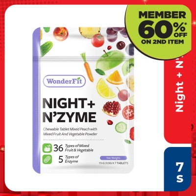 WONDERFIT Night + Nzyme 7 Days Trial Pack 7 Tablets