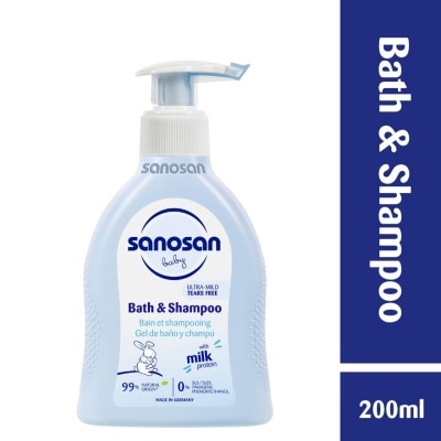 SANOSAN Baby Bath & Shampoo 200ml