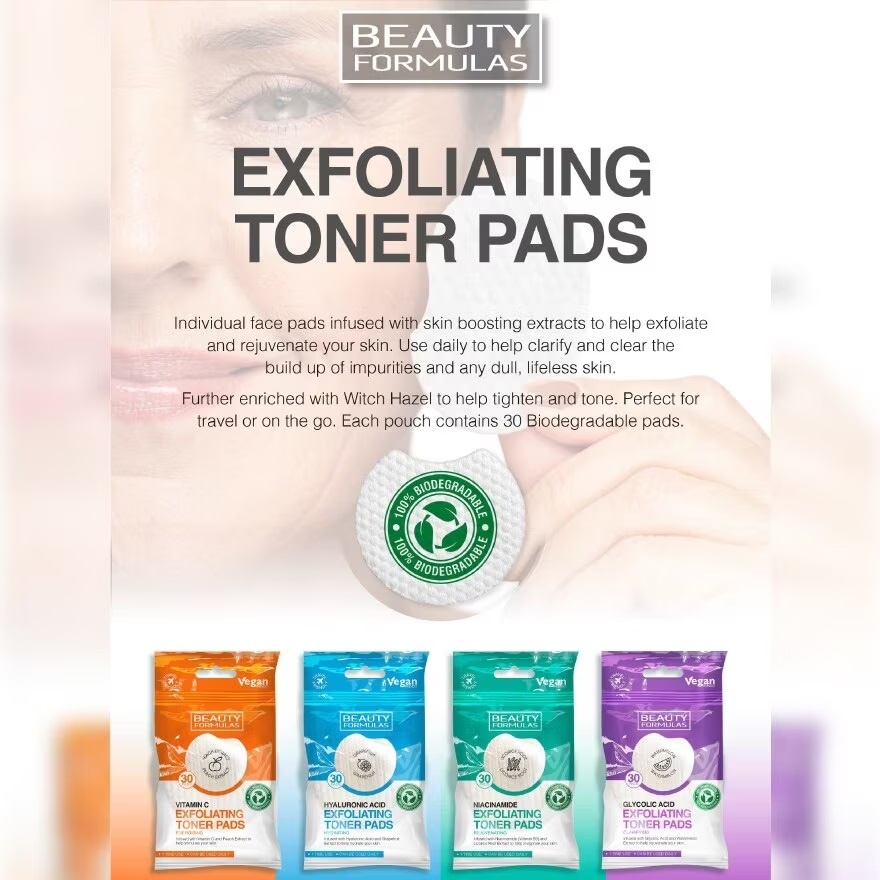 Hyaluronic Acid Exfoliating Toner Pads 30s image