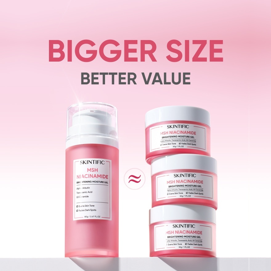 MSH Niacinamide Brightening Moisture Gel 80g