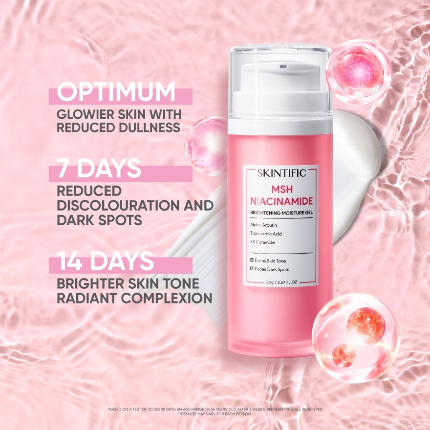 MSH Niacinamide Brightening Moisture Gel 80g