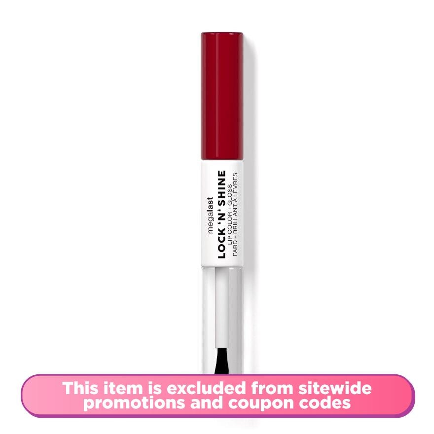 Megalast  Lock n' Shine Lip Color Red-y-for me