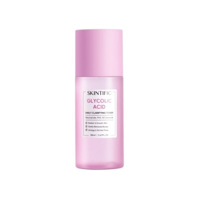 SKINTIFIC Glycolic Acid Daily Clarifying Toner 80ml