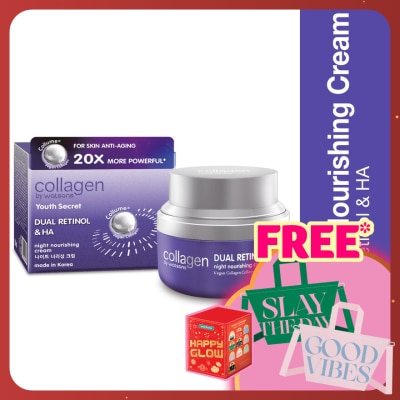 COLLAGEN BY WATSONS Youth Secret Dual Retinol & HA Night Nourishing Cream 50ml