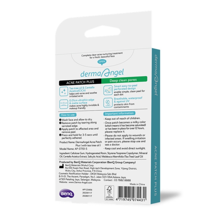  Acne Patch Tea Tree Formula 18's