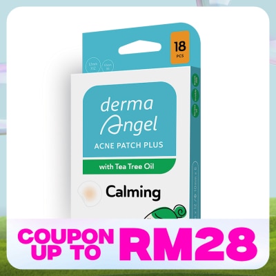 DERMA ANGEL  Acne Patch Tea Tree Formula 18's
