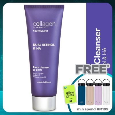 COLLAGEN BY WATSONS Youth Secret Dual Retinol & HA Foam Cleanser 100ml