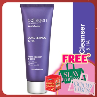 COLLAGEN BY WATSONS Youth Secret Dual Retinol & HA Foam Cleanser 100ml