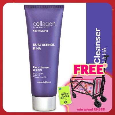 COLLAGEN BY WATSONS Youth Secret Dual Retinol & HA Foam Cleanser 100ml