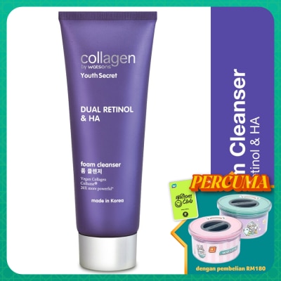 COLLAGEN BY WATSONS Youth Secret Dual Retinol & HA Foam Cleanser 100ml