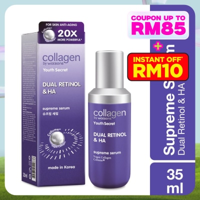 COLLAGEN BY WATSONS Youth Secret Dual Retinol & HA Supreme Serum 35ml
