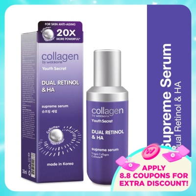 COLLAGEN BY WATSONS - Youth Secret Dual Retinol & HA Supreme Serum 35ml