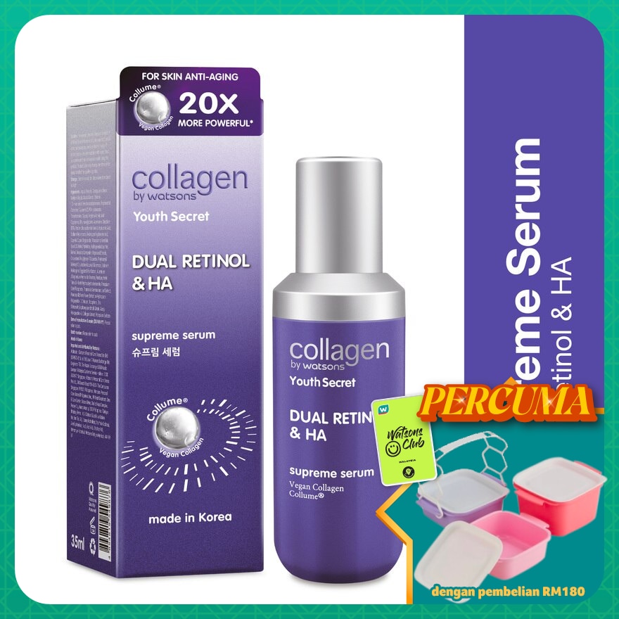 Youth Secret Dual Retinol & HA Supreme Serum 35ml