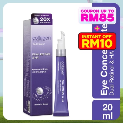 COLLAGEN BY WATSONS Youth Secret Dual Retinol & HA Eye Concentrate 20ml