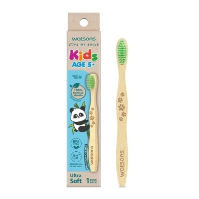 WATSONS Bamboo Kids Toothbrush (Ultra Soft) 1s