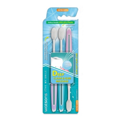 WATSONS - Slim Soft Gum Care Hollow Handle Toothbrush 3s image