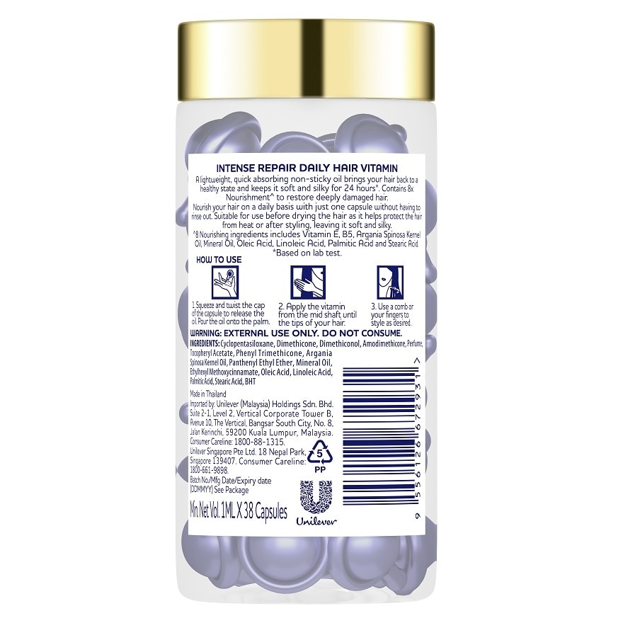 Hair Vitamin Intense Repair 38x1ml