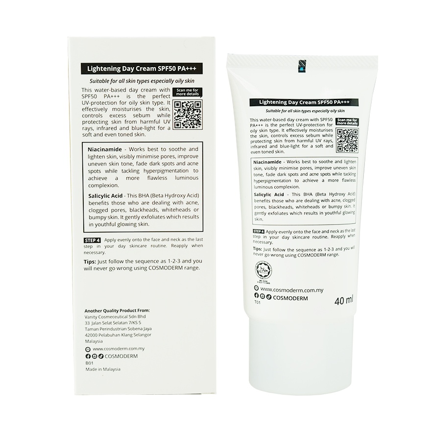 Niacin Salicylic Acid Light Day Cream SPF50++ 40ml image
