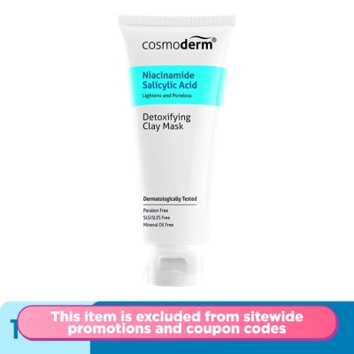 COSMODERM Niacinamide Salicylic Acid Detox Clay Mask 100ml