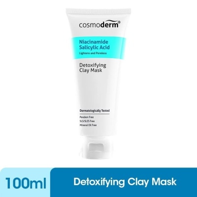COSMODERM Niacinamide Salicylic Acid Detox Clay Mask 100ml