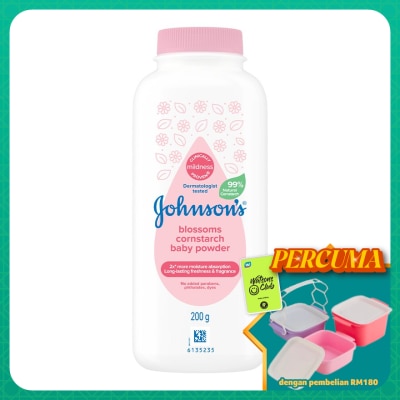 JOHNSON'S - Cornstarch Blossoms Baby Powder 200g