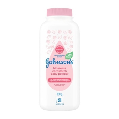 JOHNSON'S Cornstarch Blossoms Baby Powder 200g