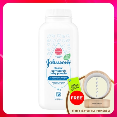 JOHNSON'S - Cornstarch Classic Baby Powder 100g