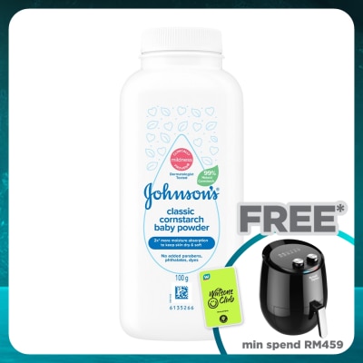 JOHNSON'S Cornstarch Classic Baby Powder 100g