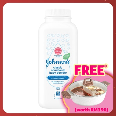 JOHNSON'S Cornstarch Classic Baby Powder 100g