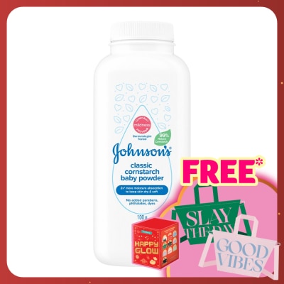 JOHNSON'S Cornstarch Classic Baby Powder 100g