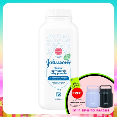 JOHNSON'S - Cornstarch Classic Baby Powder 100g