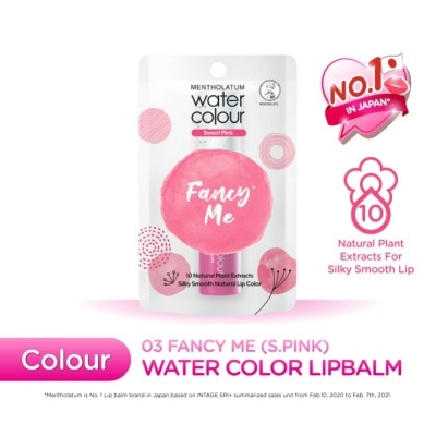 MENTHOLATUM LIPCARE Water Color 03 Fancy Me Sweet Pink 3g