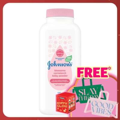 JOHNSON'S Cornstarch Blossoms Baby Powder 100g