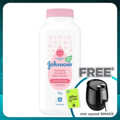 JOHNSON'S Cornstarch Blossoms Baby Powder 100g