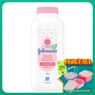 JOHNSON'S - Cornstarch Blossoms Baby Powder 100g