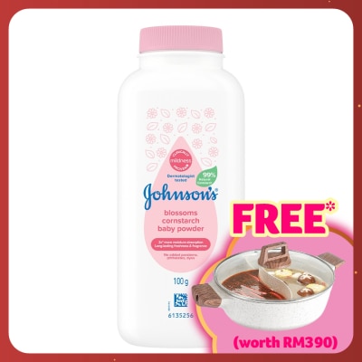 JOHNSON'S Cornstarch Blossoms Baby Powder 100g