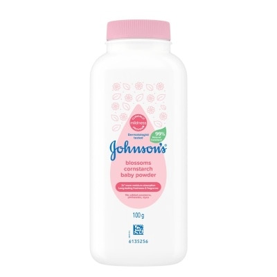 JOHNSON'S Cornstarch Blossoms Baby Powder 100g