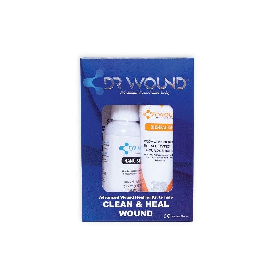 Mini Twin Pack (Dr Wound Nano Silver Spray 50ml + Dr Wound Bioheal Gel 20ml) image