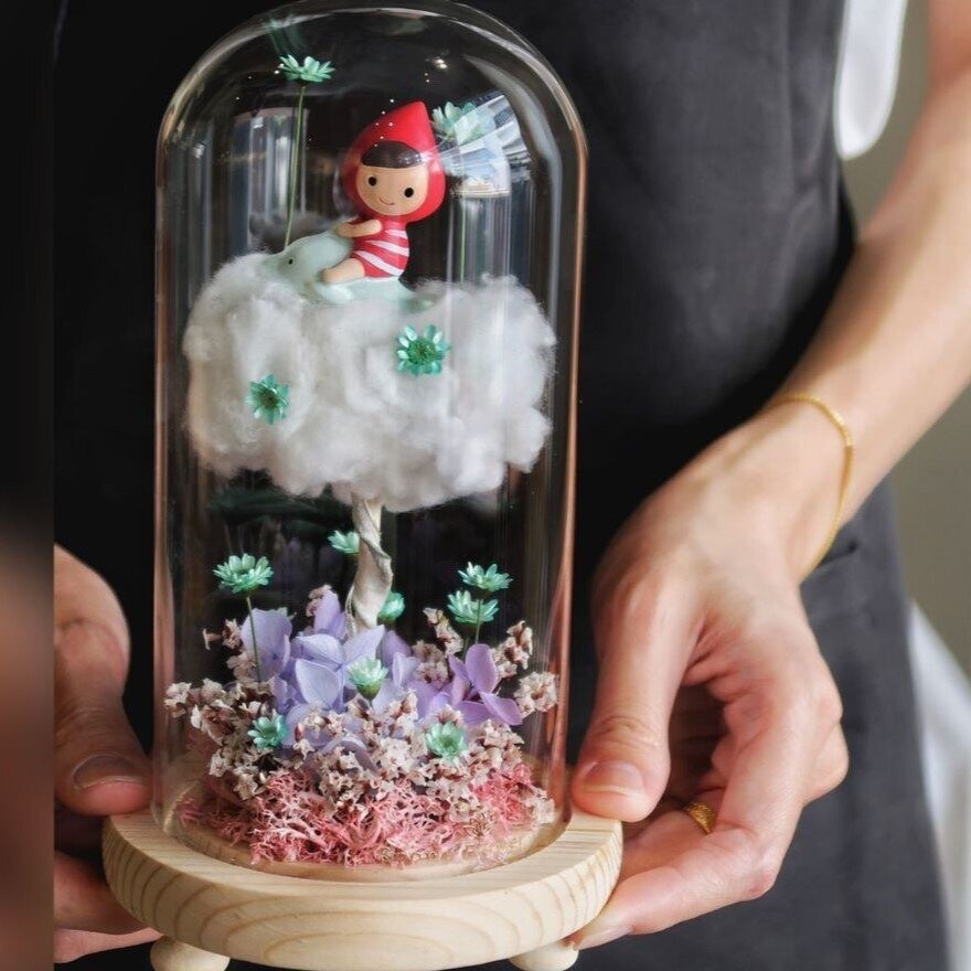 The Dolphin Cloud Glasses Dome 1 Piece