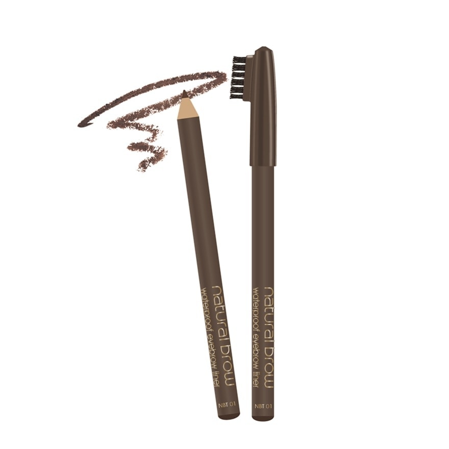 Natural Brow WP Eyebrow Liner Mid Brown NBT02