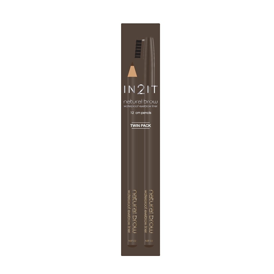 Natural Brow WP Eyebrow Liner Mid Brown NBT02